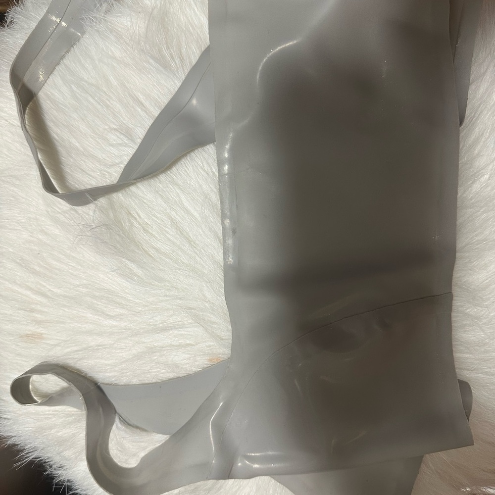 SKIMS latex bra